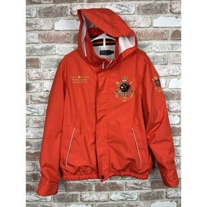 Polo Ralph Lauren Jacket Orange Mercer Classic Challenge Cup Hunter Jumper Hood